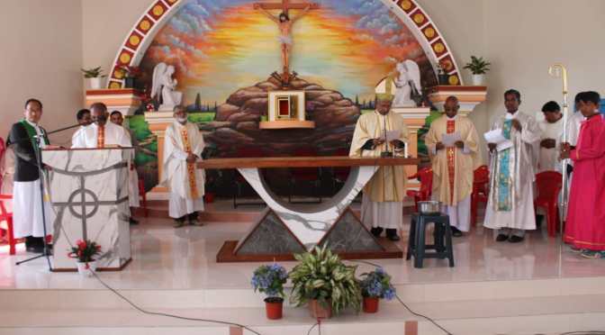 The First Catholic Church At Mebo